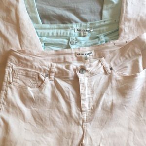 Artisan NY mint green and blush pink 14